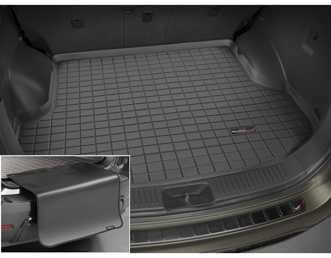 Коврик с защитой WeatherTech Black для Kia Sorento (mkII)(2 rows)(trunk behind 2 row) 2013-2015, цена: 11 853 грн.