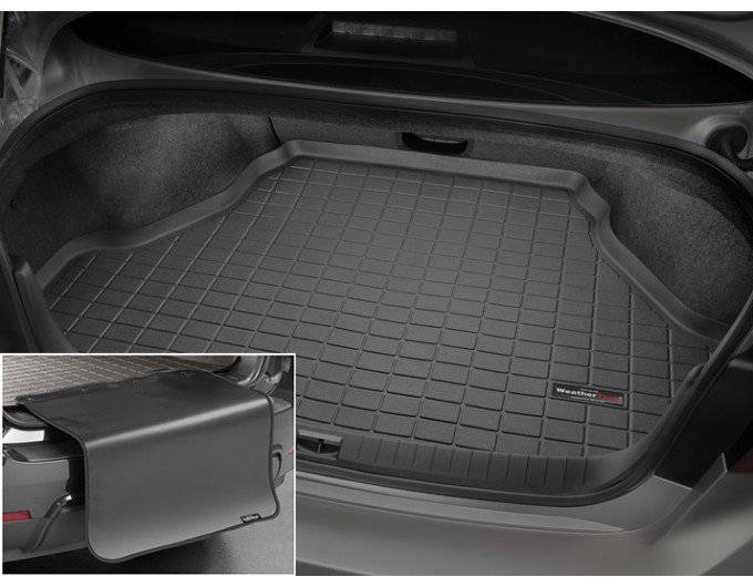 Коврик с защитой WeatherTech Black для Infiniti Q50 (mkI)(3.0t)(with spare tire)(trunk) 2014→, цена: 12 432 грн.