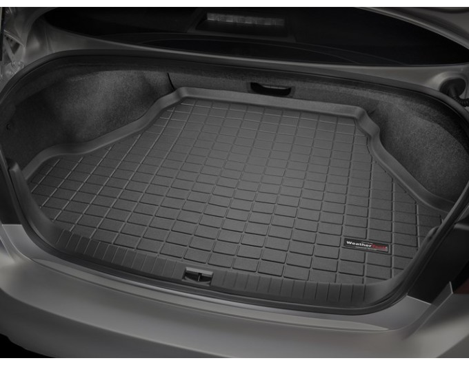 Коврик Weathertech Black для Infiniti Q50 (3.0t)(mkI)(with spare tire)(trunk) 2014→, ціна: 7 362 грн.