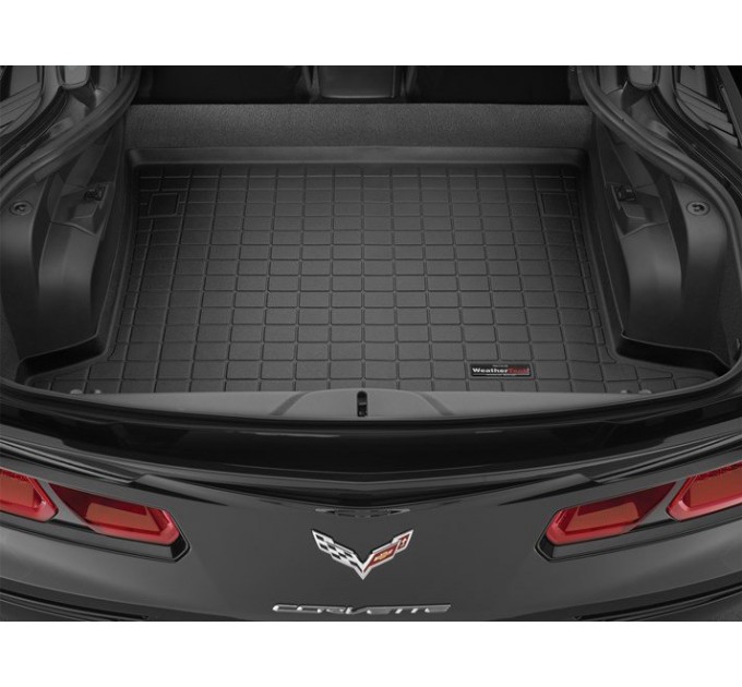 Коврик WeatherTech Black для Chevrolet Corvette (mkVII)(coupe)(trunk) 2014-2019, цена: 7 156 грн.