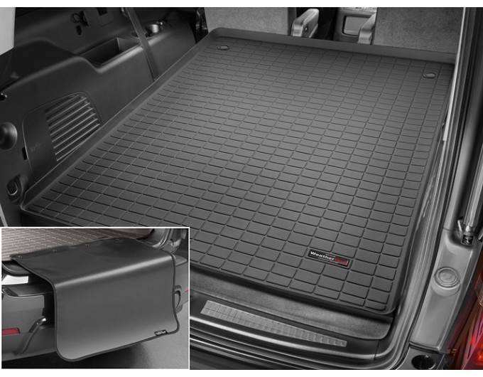 Коврик с защитой WeatherTech Black для Cadillac Escalade ESV (mkIII); Chevrolet Suburban (mkXI)(trunk behind 2 row) 2015→, цена: 13 012 грн.