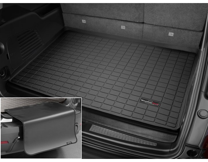 Коврик с защитой WeatherTech Black для Cadillac Escalade ESV (mkIII); Chevrolet Suburban (mkXI)(trunk behind 3 row) 2015→, цена: 12 432 грн.