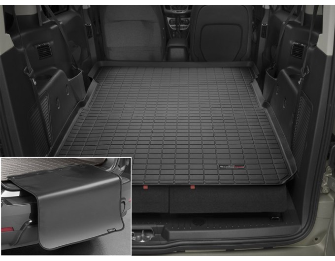 Коврик с защитой WeatherTech Black для Ford Tourneo Connect (mkII)(LWB)(7 seats)(trunk behind 1 row) 2014→, цена: 13 012 грн.