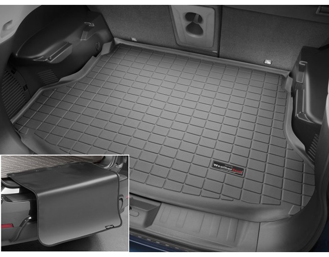 Коврик с защитой WeatherTech Black для Nissan X-Trail (mkIII)(T32) / Rogue (mkII)(not hybrid)(2 rows)(trunk behind 2 row) 2013-2021, цена: 11 853 грн.