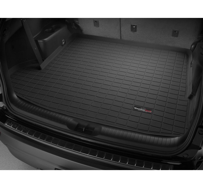 Коврик WeatherTech Black для Toyota Highlander (mkIII)(no Vacuum System)(trunk behind 2 row) 2013-2019, цена: 7 156 грн.