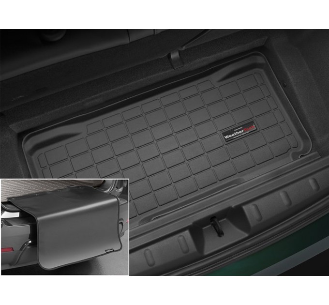 Коврик с защитой WeatherTech Black для Mini Cooper (mkIII)(F56)(3 door hatch)(no cargo shelf)(trunk) 2013→, цена: 9 625 грн.
