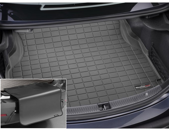 Коврик с защитой WeatherTech Black для Mercedes-Benz C-Class (W205)(sedan)(not hybrid)(with folding rear seats)(trunk) 2015→ (EU), цена: 12 432 грн.