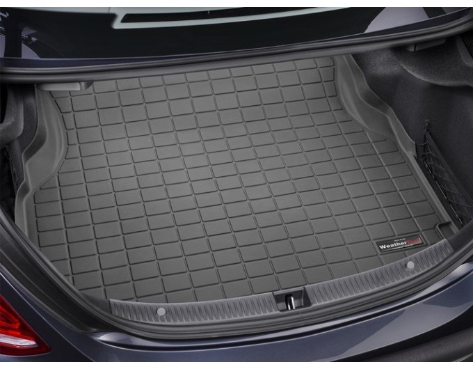Коврик WeatherTech Black для Mercedes-Benz C-Class (W205)(sedan)(not hybrid)(with folding rear seats)(trunk) 2015→ (EU), цена: 7 362 грн.
