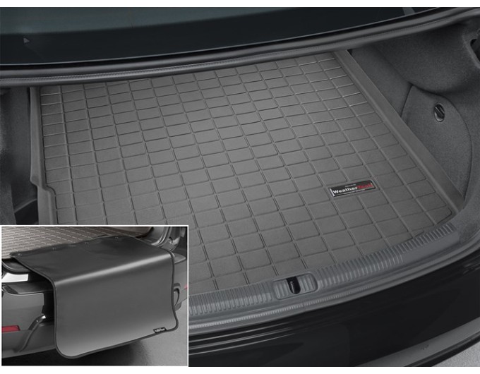 Коврик с защитой WeatherTech Black для Audi A3/S3/RS3 (mkIII)(седан)(полный привод)(багажник) 2013-2020, цена: 11 853 грн.