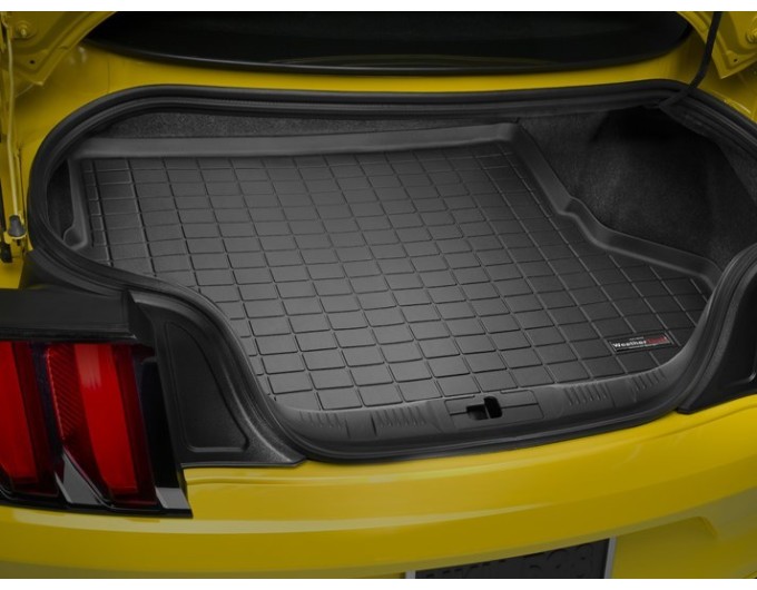 Коврик Weathertech Black для Ford Mustang (mkVI)(no subwoofer)(trunk) 2015→, ціна: 7 362 грн.