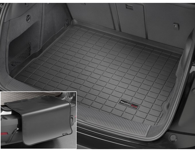 Коврик с защитой WeatherTech Black для Audi Q3 (mkI)(with reversible cargo floor)(trunk) 2011-2018, цена: 11 853 грн.