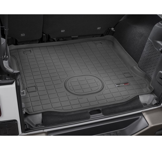 Коврик Weathertech Black для Jeep Wrangler Unlimited (JK)(trunk behind 2 row) 2015-2018, ціна: 6 512 грн.