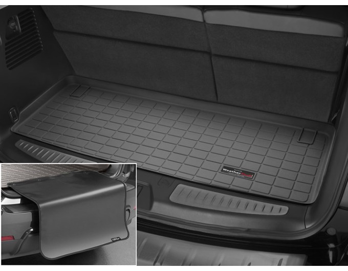 Коврик с защитой WeatherTech Black для Infiniti QX80 / QX56 (mkII) 2011→; Nissan Armada (mkII)(trunk behind 3 row) 2017→, цена: 11 284 грн.