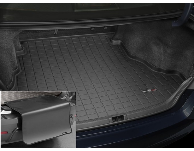 Коврик с защитой WeatherTech Black для Toyota Camry (XV50)(not hybrid)(trunk) 2015-2017, цена: 12 432 грн.