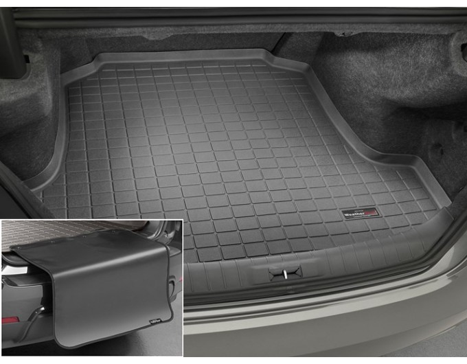 Коврик с защитой WeatherTech Black для Nissan Maxima (A36)(trunk) 2015→, цена: 12 432 грн.