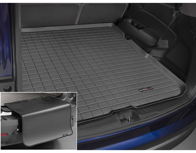 Коврик с защитой WeatherTech Black для Honda Pilot (mkIII)(trunk behind 2 row) 2016→, цена: 12 432 грн.