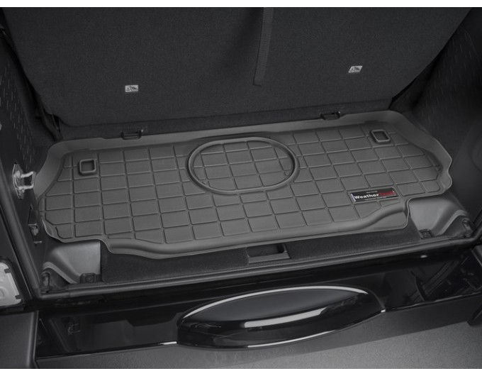 Коврик Weathertech Black для Jeep Wrangler (JK)(trunk behind 2 row) 2015-2018, ціна: 6 021 грн.