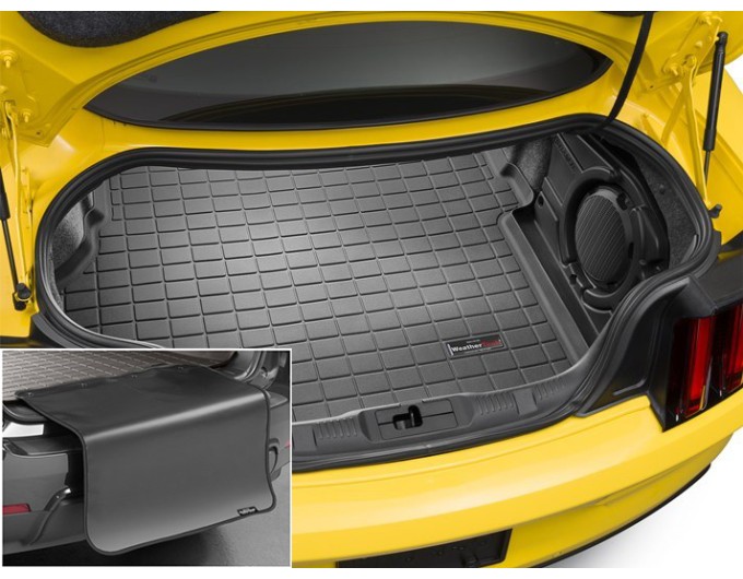 Коврик с защитой WeatherTech Black для Ford Mustang (mkVI)(with subwoofer)(trunk) 2015-2018, цена: 12 432 грн.