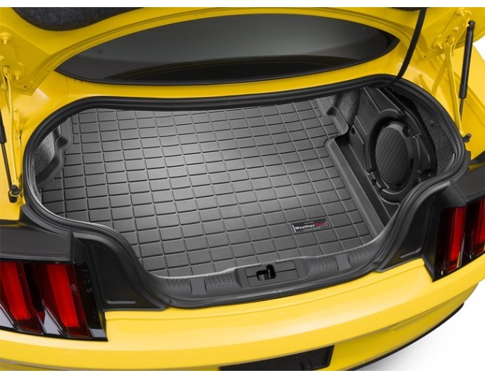 Коврик Weathertech Black для Ford Mustang (mkVI)(with subwoofer)(trunk) 2015-2018, ціна: 7 362 грн.