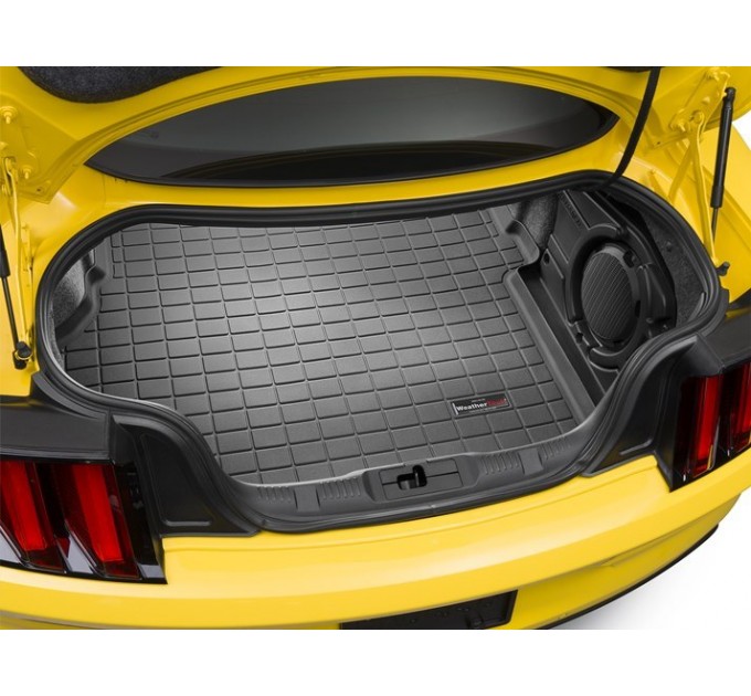 Коврик Weathertech Black для Ford Mustang (mkVI)(with subwoofer)(trunk) 2015-2018, ціна: 7 156 грн.