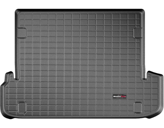 Коврик WeatherTech Black для Toyota Land Cruiser Prado (J150)(5 door)(3 rows); Lexus GX (mkII)(dual-zone climate)(3 rows)(trunk behind 2 row) 2009→, цена: 7 362 грн.