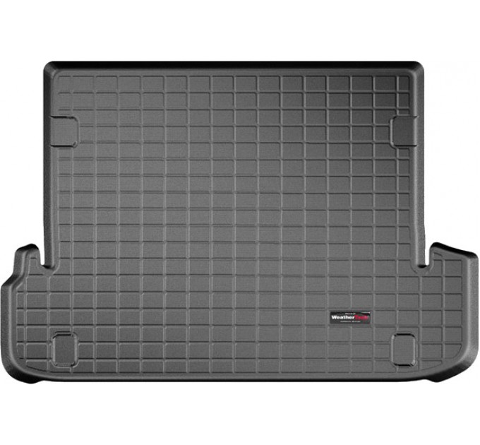 Коврик WeatherTech Black для Toyota Land Cruiser Prado (J150)(5 door)(3 rows); Lexus GX (mkII)(dual-zone climate)(3 rows)(trunk behind 2 row) 2009→, цена: 7 156 грн.