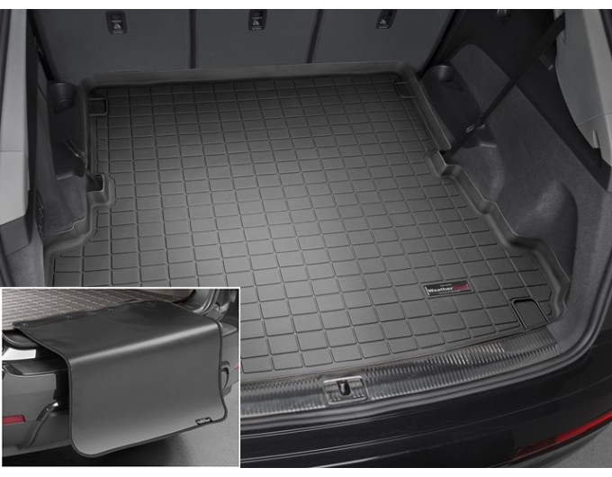 Коврик с защитой WeatherTech Black для Audi Q7/SQ7 (mkII)(3 rows)(trunk behind 2 row) 2015→, цена: 12 432 грн.
