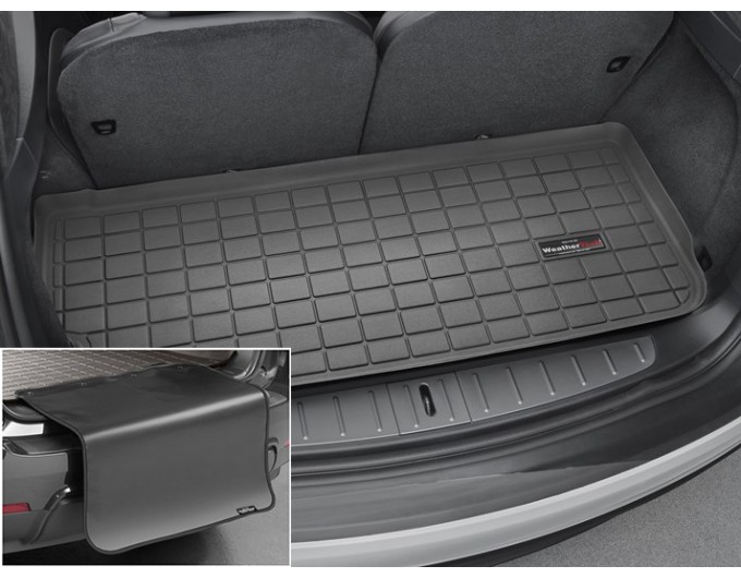 Коврик с защитой WeatherTech Black для Tesla Model X (mkI)(6 or 7 seats)(trunk behind 3 row) 2015-2020, цена: 11 853 грн.
