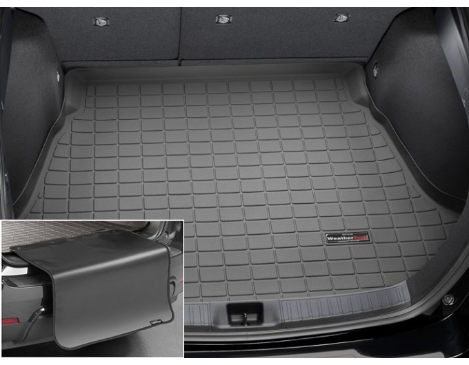 Коврик с защитой WeatherTech Black для Toyota Prius (mkIV)(no spare tire)(trunk) 2015→, цена: 12 432 грн.