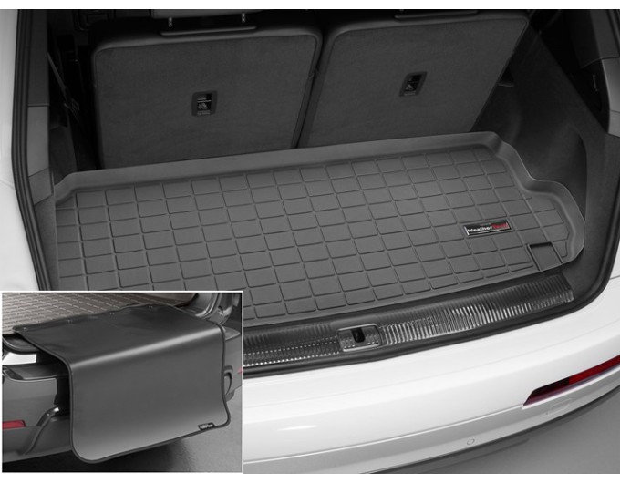 Коврик с защитой WeatherTech Black для Audi Q7/SQ7 (mkII)(3 rows)(trunk behind 3 row) 2015→, цена: 11 853 грн.