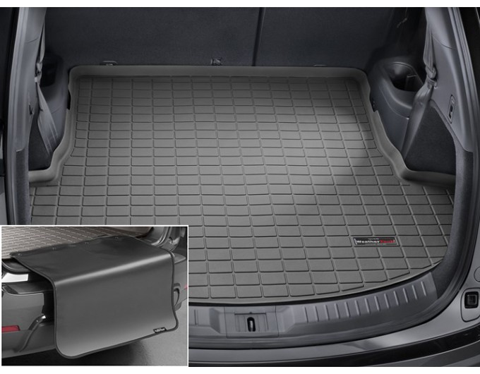 Коврик с защитой WeatherTech Black для Mazda CX-9 (mkII)(trunk behind 2 row) 2016→, цена: 12 432 грн.