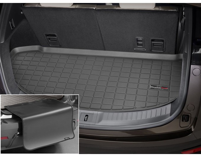 Коврик с защитой WeatherTech Black для Mazda CX-9 (mkII)(trunk behind 3 row) 2016→, цена: 11 853 грн.