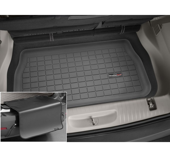 Коврик с защитой WeatherTech Black для Chrysler Pacifica (mkII)(trunk behind 3 row) 2017→, цена: 10 587 грн.