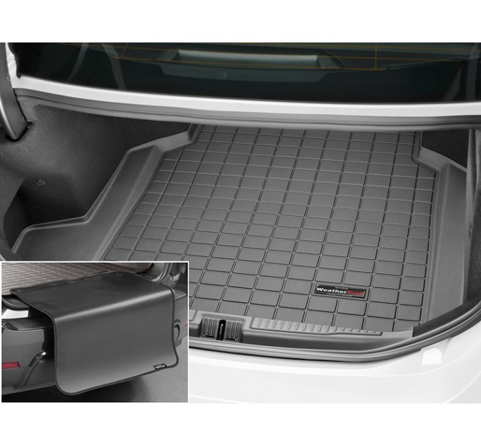 Коврик с защитой WeatherTech Black для Alfa Romeo Giulia (mkI)(trunk) 2016→, цена: 12 432 грн.