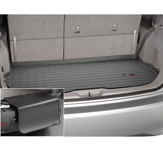 Килимок из захистом WeatherTech Black для Nissan Quest (mkIV)(trunk behind 3 row) 2011-2017, ціна: 11 121 грн.