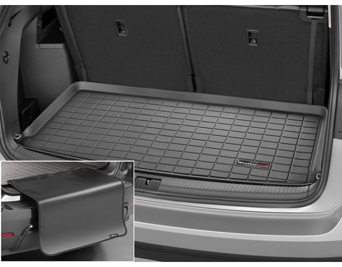 Коврик с защитой WeatherTech Black для Volkswagen Atlas (mkI)(trunk behind 3 row) 2017→, цена: 11 853 грн.