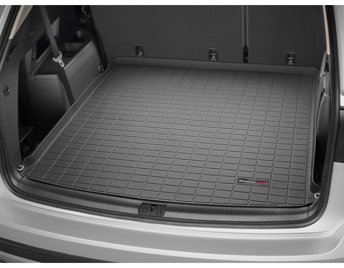 Коврик Weathertech Black для Volkswagen Atlas (mkI)(trunk behind 2 row) 2017→, ціна: 7 810 грн.
