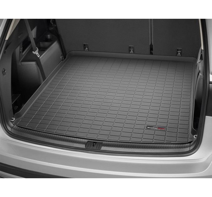 Коврик WeatherTech Black для Volkswagen Atlas (mkI)(trunk behind 2 row) 2017→, цена: 7 596 грн.