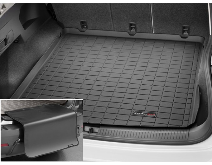 Коврик с защитой WeatherTech Black для Volkswagen Tiguan Allspace (mkII)(5 seats)(trunk behind 2 row) 2016→, цена: 11 853 грн.