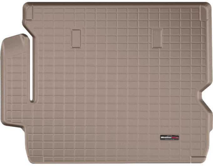 Коврик WeatherTech Beige для Land Rover Discovery (mkV)(7 seats)(2 zone climate control)(trunk behind 2 row) 2017→, цена: 7 732 грн.