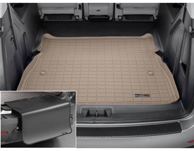 Коврик с защитой WeatherTech Beige для Honda Odyssey (mkV)(RL6)(trunk behind 2 row) 2018→, цена: 12 432 грн.