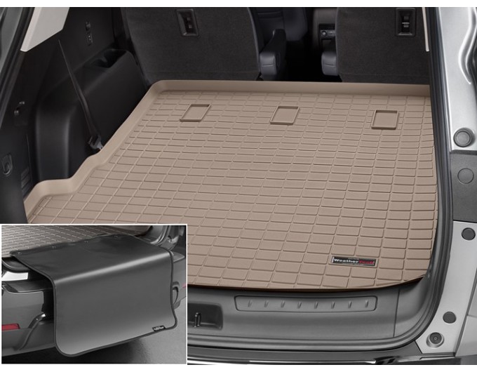Коврик с защитой WeatherTech Beige для Buick Enclave (mkII)(trunk behind 2 row) 2018→, цена: 12 432 грн.