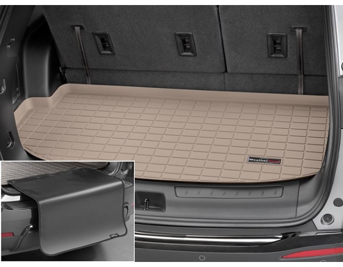 Коврик с защитой WeatherTech Beige для Buick Enclave (mkII)(trunk behind 3 row) 2018→, цена: 11 853 грн.