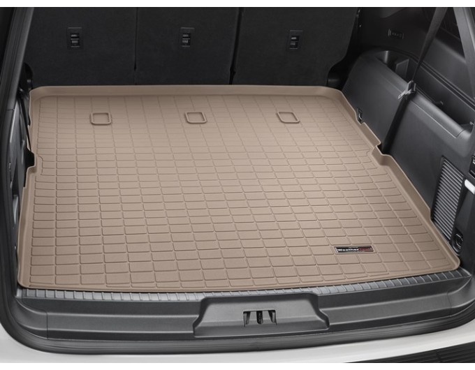 Коврик WeatherTech Beige для Ford Expedition Max; Lincoln Navigator L (mkIV)(trunk behind 2 row) 2018→, цена: 7 732 грн.