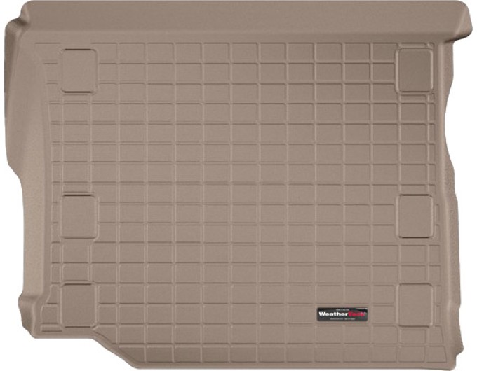 Коврик WeatherTech Beige для Jeep Wrangler (JL)(unlimited)(5 door)(not hybrid)(with subwoofer)(with flat load floor)(trunk behind 2 row) 2018→, цена: 6 625 грн.