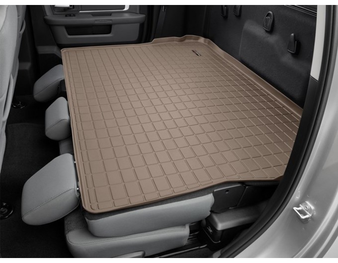 Коврик WeatherTech Beige для Dodge Ram (mkIV)(mega cab)(folded 2 row) 2006-2018, цена: 6 625 грн.