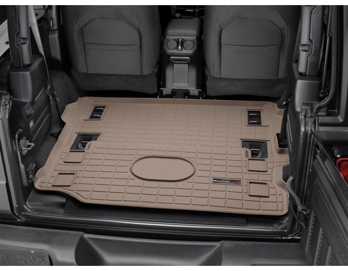 Коврик WeatherTech Beige для Jeep Wrangler (JL)(trunk behind 1 row) 2018→, цена: 6 625 грн.