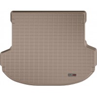 Коврик Weathertech Beige для Hyundai Santa Fe (mkIV)(trunk behind 2 row) 2019→