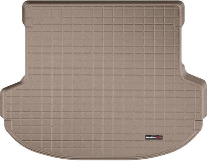 Коврик WeatherTech Beige для Hyundai Santa Fe (mkIV)(trunk behind 2 row) 2018-2020, цена: 7 290 грн.