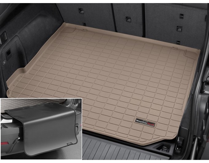 Коврик с защитой WeatherTech Beige для BMW X5 (G05)(5 seats)(no luggage package)(no left side net)(trunk behind 2 row) 2018→, цена: 12 432 грн.